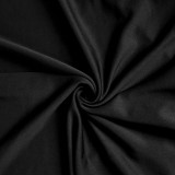 Plus Size Fashion Ruffle Solid Dress GDAM-218211