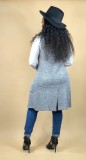 Casual Solid Color Cardigan Sleeveless Knitted Vest TR-1234