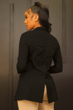 Solid Color Slim Slim Blazer Top Jacket XMY-9396