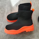 Round Head Knitted Elastic Socks Short Boots TWZX-866