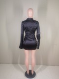 Sexy Bandage Solid Color  Mini Dress BS-1326