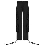 Casual Pocket Cargo Pants XCFF- 13156