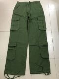 Casual Pocket Cargo Pants XCFF- 13156