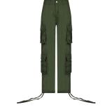Casual Pocket Cargo Pants XCFF- 13156