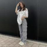 Casual Pocket Cargo Pants XCFF- 13156