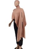 Fashion Knits Long Sleeve Irregular Pullover ZDF-31261