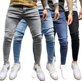 Men's Casual Skinny Pencil Jeans XCFF-011