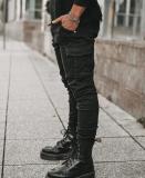 Men's Casual Skinny Side Pocket Pencil Jeans XCFF-L0066