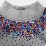 Fleece Sequins Fashion Sweatshirt XHSY-19488