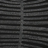 Sexy Hot Drilling Feather Splicing Sling Mini Dress NY-2601