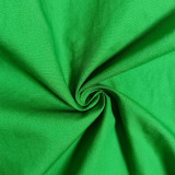 Kids Girls Lantern Sleeve Shirt And Short Two Piece Set GMYF-Y6155