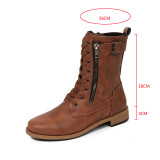 Fashion Short Lace-up Martin Boots TWZX-806