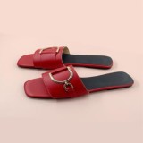 Plus Size Casual Metal Decoration Flat Slippers TWZX-318