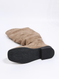 Fashion Low Heel Long Knight Boots TWZX-819