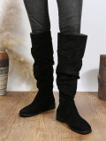 Fashion Low Heel Long Knight Boots TWZX-819