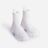 Fashion Thick Sole Knitted Short Boots TWZX-1806