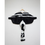 Fashion Print Bat Sleeve Maxi Dress YF-10263