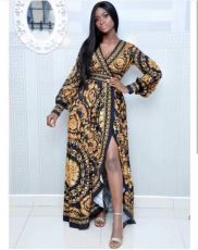Bohemia Print Big Swing Maxi Dress GDNY-2205
