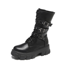 Personality Belt Buckle Biker Boots TWZX-869