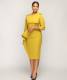 Fashion Irregular Solid Color Evening Dress YS-S835