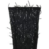 Sexy Sequin Mesh Backless Tassel Jumpsuit BY-6086