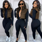 Winter Warm Sleeveless Vest Down Jacket AIL-233