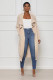 Casual Solid Color Long Knitted Cardigan Coat TR-1241