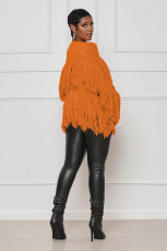 Solid Knits Tassel Cardigan Coat TR-1240