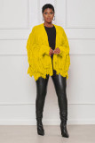 Solid Knits Tassel Cardigan Coat TR-1240