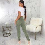 Fashion Camo Print Slim Pant HSF-2643