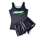 Casual Sports Print Tank Top And Shorts Two Piece Set SHD-9415