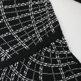 Sexy Hot Drilling One Shoulder Split Maxi Dress CYA-900157