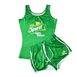 Casual Sports Print Tank Top And Shorts Two Piece Set SHD-9415