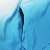 Lip Print Gradient Casual Sport Hooded Suit XHSY-19523