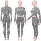 Simple Fashion Pullover Top And Pants Two Piece Sets SH-390435