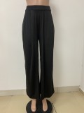 Solid Color Loose Flare Pant LSD-83171