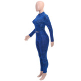 Simple Fashion Pullover Top And Pants Two Piece Sets SH-390435