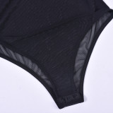 Sexy Mesh See Through Bodysuit GBTF-6912