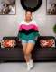 Fashion Long Sleeve Knits Patchwork Pullover ZDF-31268