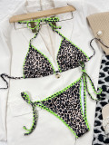 Sexy Leopard Print Bandage 2 Pcs Bikinis Set CSYZ-681Q