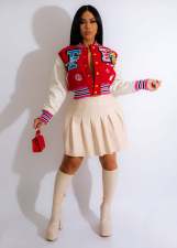 Fashion Casual Print Baseball Jacket GSMJ-S6843