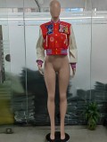 Fashion Casual Print Baseball Jacket GSMJ-S6843