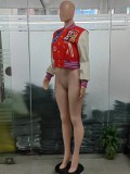 Fashion Casual Print Baseball Jacket GSMJ-S6843