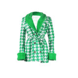 Plus Size Fashion Plush Print Coat NY-2600