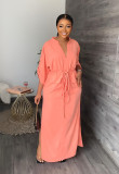 Loose Casual Side Split Maxi Dress GYLY-9860