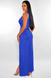 Deep V Neck Sleeveless Split Club Dress MZ-2775