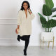 Sexy Long Sleeve Sequin Shirt Dress NY-2625