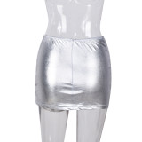 Sexy Solid Color Short Skirts GBTF-9094