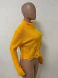 Fashion Ripped Hole Pullover Sweater LSD-83173