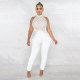 Sexy Hot Drill Hanging Neck Jumpsuit NY-2645